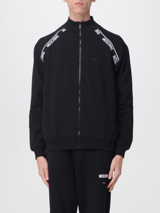 25FW 모스키노 긴팔 티셔츠 17064424 0555 Black