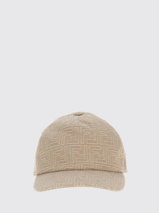 25FW 펜디 FF 베이스볼 캡 FXQ768AV93 F0QD7 Beige - FENDI