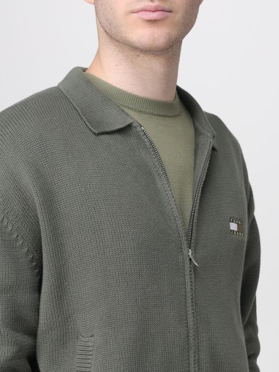 25FW 토미진 스웨터 DM0DM22106 MRH Green - TOMMY JEANS