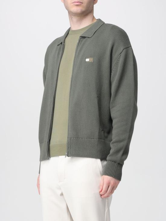 25FW 토미진 스웨터 DM0DM22106 MRH Green - TOMMY JEANS