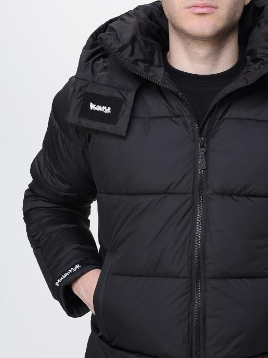 25FW 디스클레이머 숏패딩 25IDS55107 NER Black - DISCLAIMER