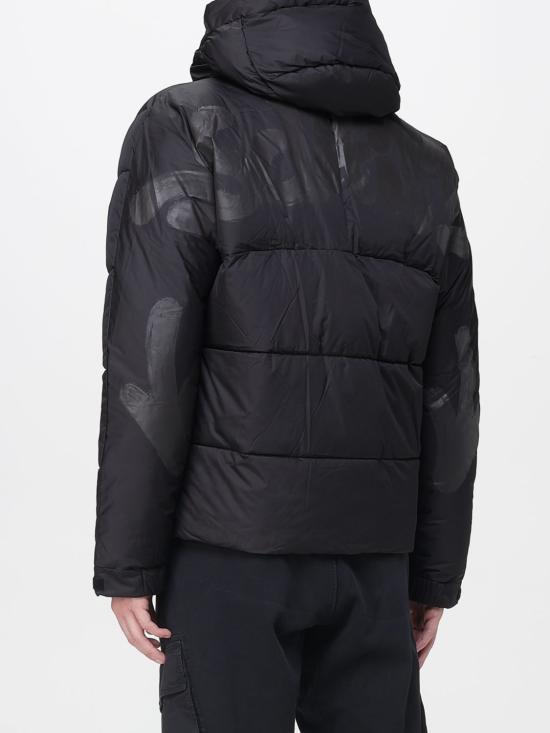 25FW 디스클레이머 숏패딩 25IDS55107 NER Black - DISCLAIMER