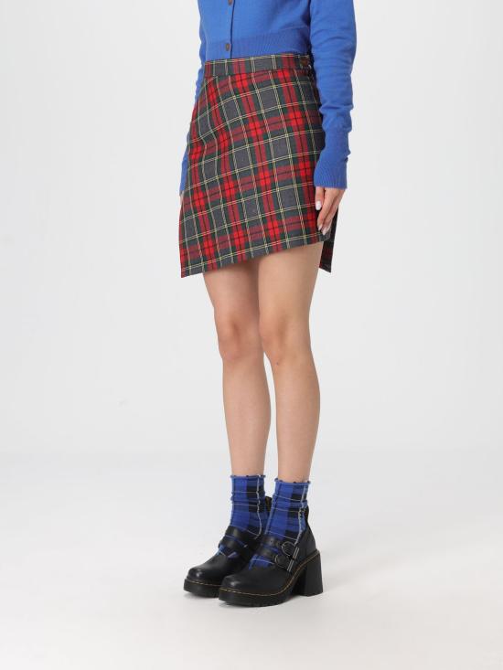 25FW 비비안웨스트우드 스커트 1K01002CW0176 H203 Red - VIVIENNE WESTWOOD