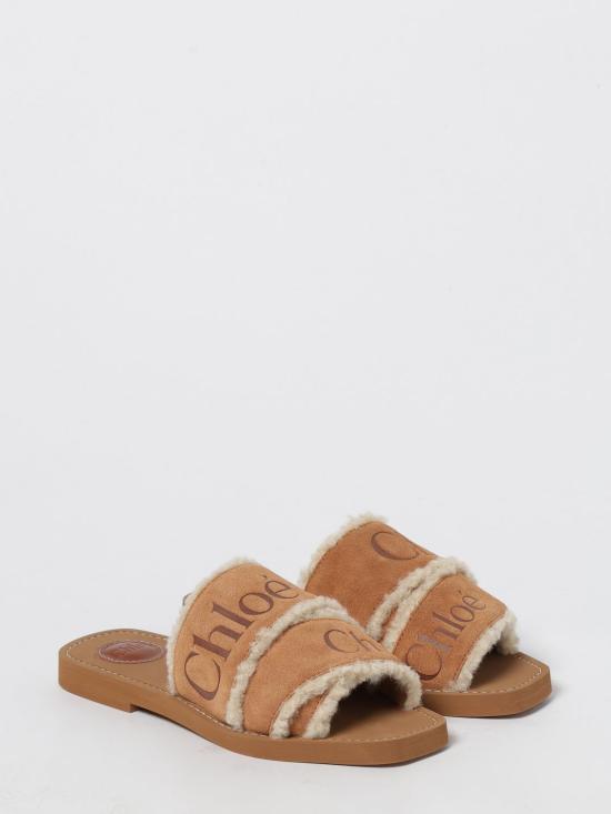 25FW 끌로에 뮬/슬리퍼 CH25W188TX 270 Brown - CHLOE