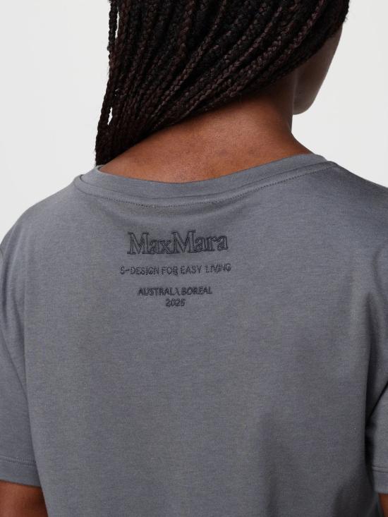 25FW 에스막스마라 반팔 티셔츠 2529976033600 003 Grey - 'S MAX MARA