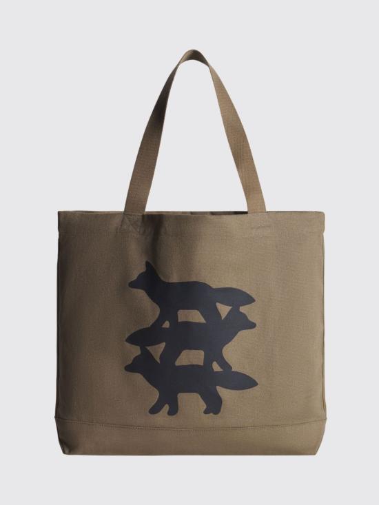 25FW 메종키츠네 토트백 PM05105WW9042 0301 Brown