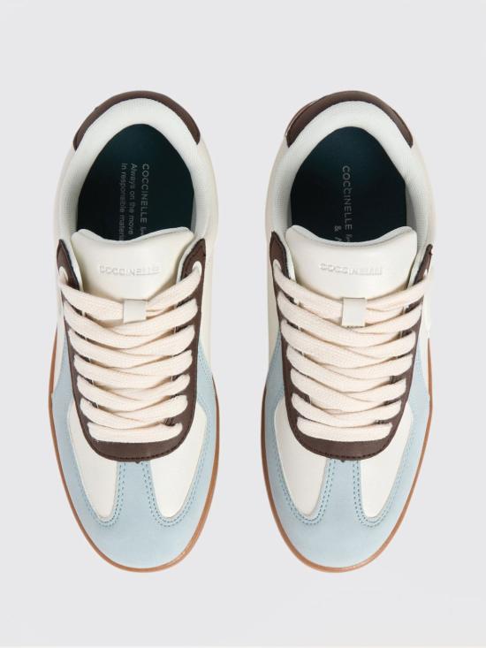 25FW 코치넬리 뮬/슬리퍼 E4TUG240101 605 White 1 - COCCINELLE