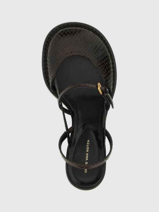 25FW 드리스 반 노튼 뮬/슬리퍼 011738350 704 Brown - DRIES VAN NOTEN