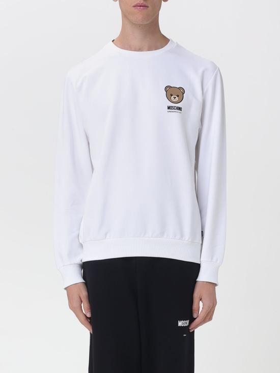 25FW 모스키노 긴팔 티셔츠 17034413 0001 White