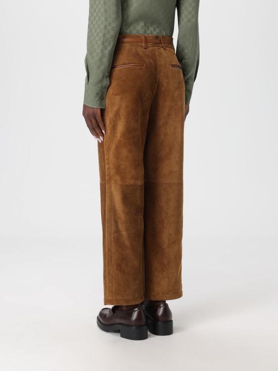 25FW 구찌 홀스빗 트라우저 815074XNA6B 2234 Brown - GUCCI