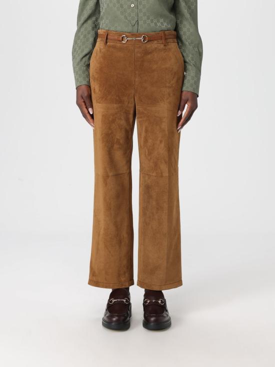 25FW 구찌 홀스빗 트라우저 815074XNA6B 2234 Brown