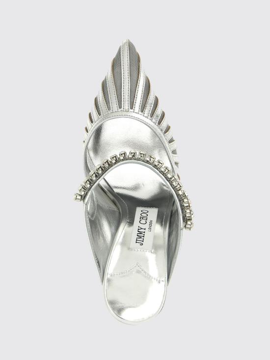 25FW 지미추 뮬/슬리퍼 BING100GDJ Silver - JIMMY CHOO