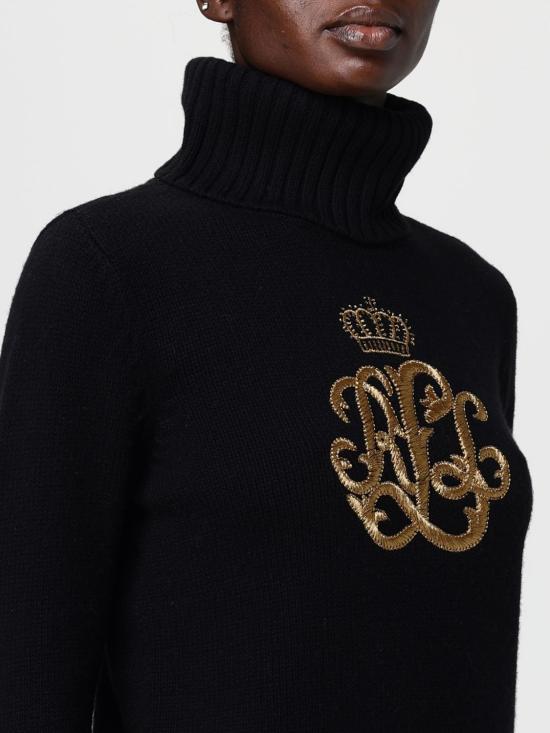 25FW 랄프 로렌 터틀넥 200979687 001 Black - RALPH LAUREN