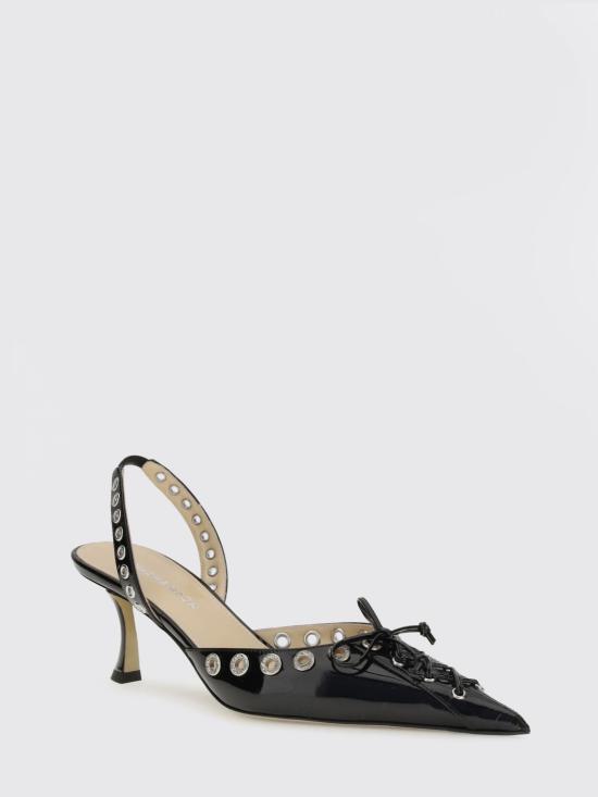 25FW 마흐앤마흐 뮬/슬리퍼 PF25S097965PATBLK Black - MACH&MACH