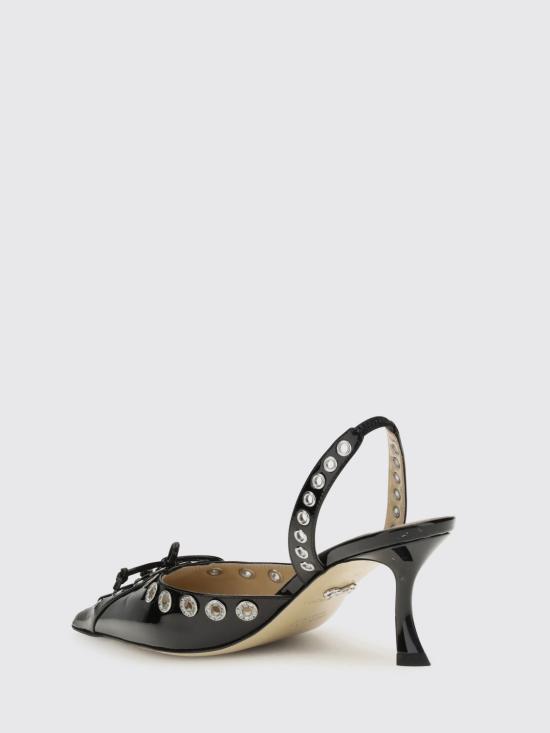 25FW 마흐앤마흐 뮬/슬리퍼 PF25S097965PATBLK Black - MACH&MACH