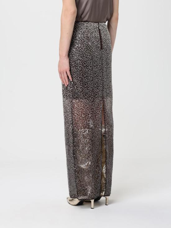 25FW 로테이트 미디 스커트 114651 3073 Beige - ROTATE