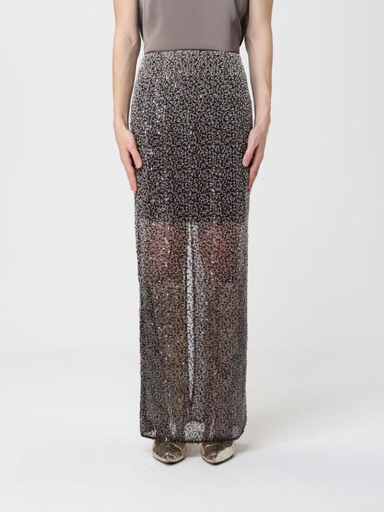 25FW 로테이트 미디 스커트 114651 3073 Beige