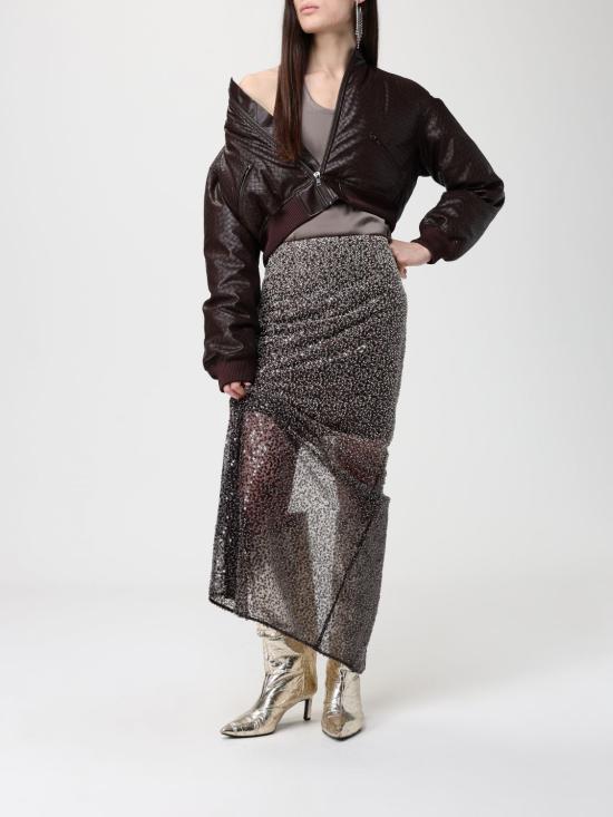 25FW 로테이트 미디 스커트 114651 3073 Beige - ROTATE