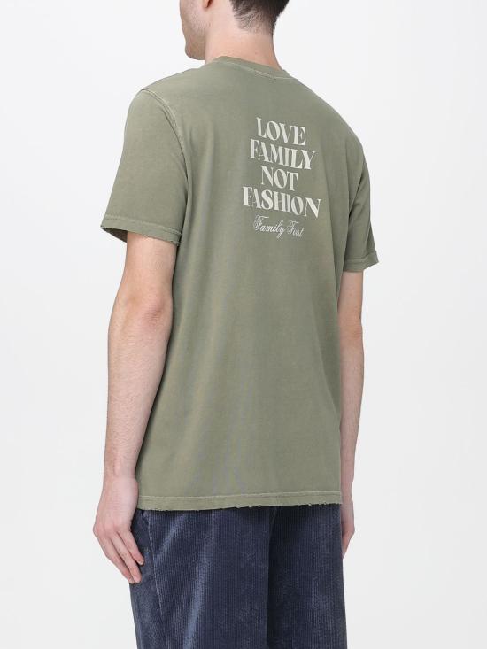 25FW 패밀리퍼스트 밀라노 반팔 티셔츠 TF2504 Green - FAMILY FIRST MILANO