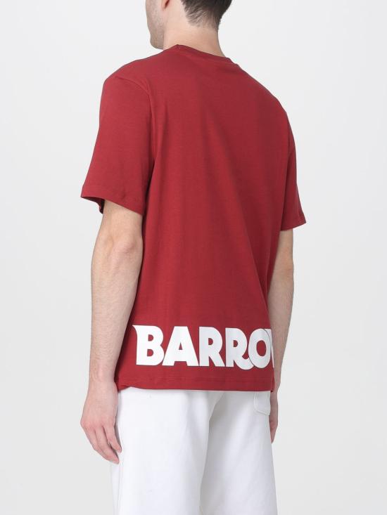 25FW 바로우 반팔 티셔츠 F5BWUAFP059 177 Burgundy - BARROW