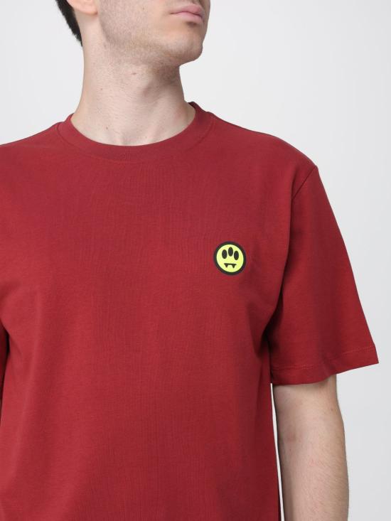 25FW 바로우 반팔 티셔츠 F5BWUAFP059 177 Burgundy - BARROW