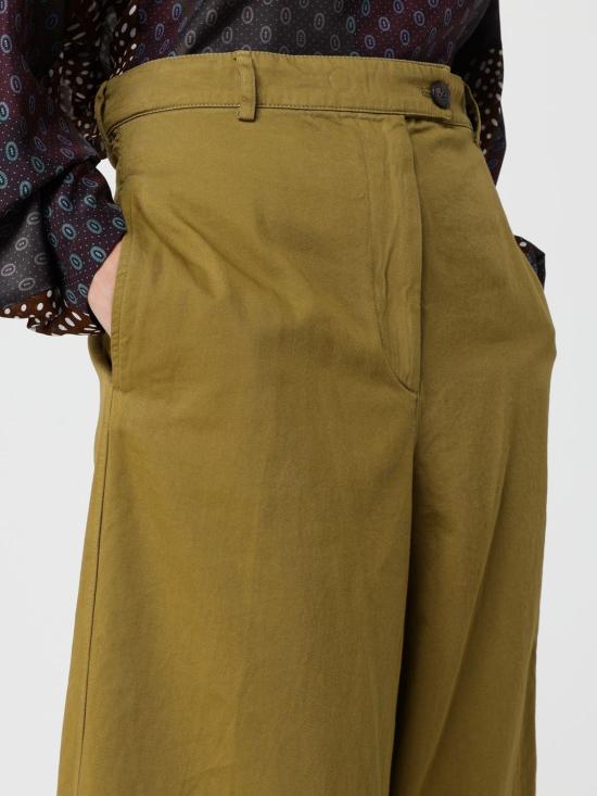 25FW 드리스 반 노튼 팔라초 팬츠 0109472301 632 Kaki - DRIES VAN NOTEN