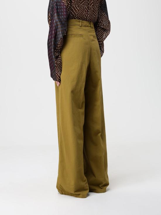 25FW 드리스 반 노튼 팔라초 팬츠 0109472301 632 Kaki - DRIES VAN NOTEN