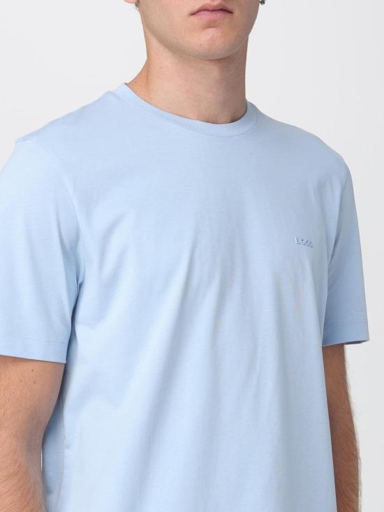 25FW 보스 반팔 티셔츠 50468347 450 Blue 1 - BOSS