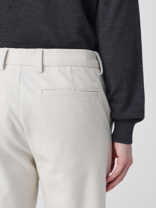 25FW 보스 스트레이트 팬츠 50549452 131 White - BOSS