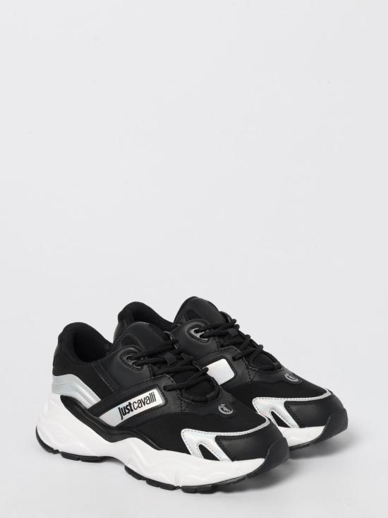 25FW 저스트까발리 뮬/슬리퍼 79RA3SL2ZSD67 LS1 Black - JUST CAVALLI