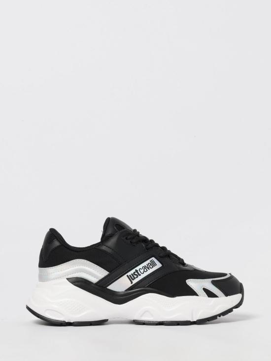 25FW 저스트까발리 뮬/슬리퍼 79RA3SL2ZSD67 LS1 Black