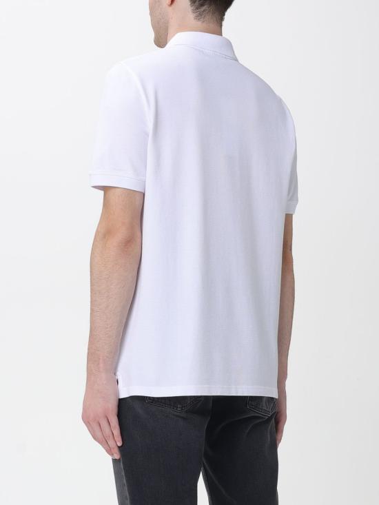 26SS 메종키츠네 폭스 헤드 레귤러 폴로 티셔츠 PM00209KP0002 P100 White - MAISON KITSUNE