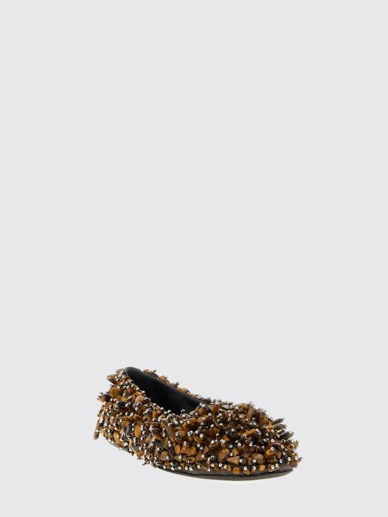 25FW 드리스 반 노튼 뮬/슬리퍼 011746832 704 Brown - DRIES VAN NOTEN