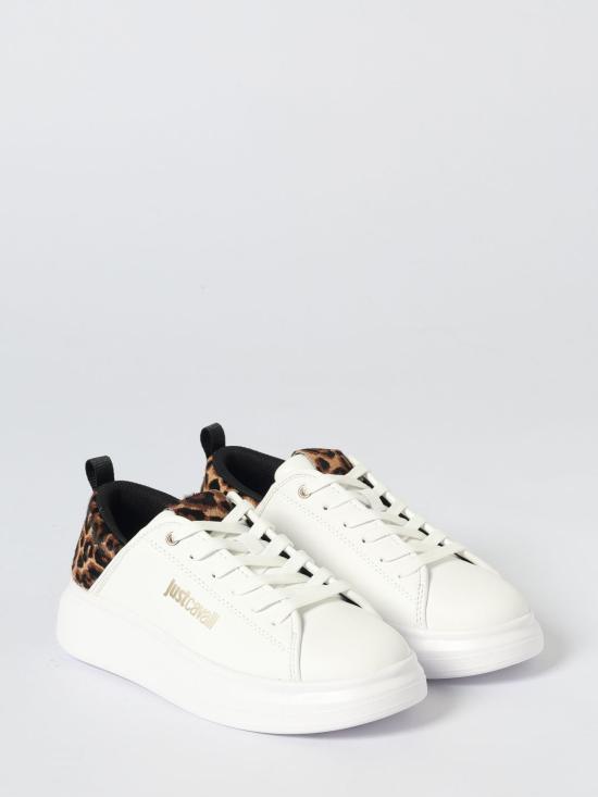 25FW 저스트까발리 뮬/슬리퍼 79RA3SB7ZPB58 003 White - JUST CAVALLI