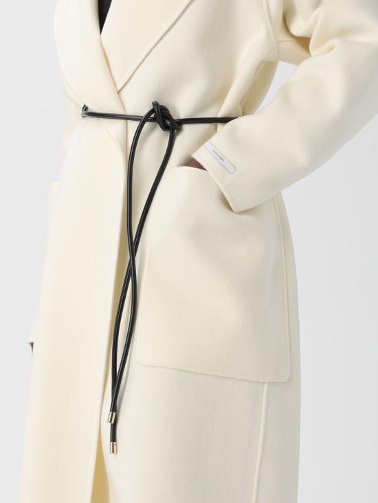 25FW 스포트막스 ABATE 아바테 버진울 코트 2016035106 018 Milk - SPORTMAX