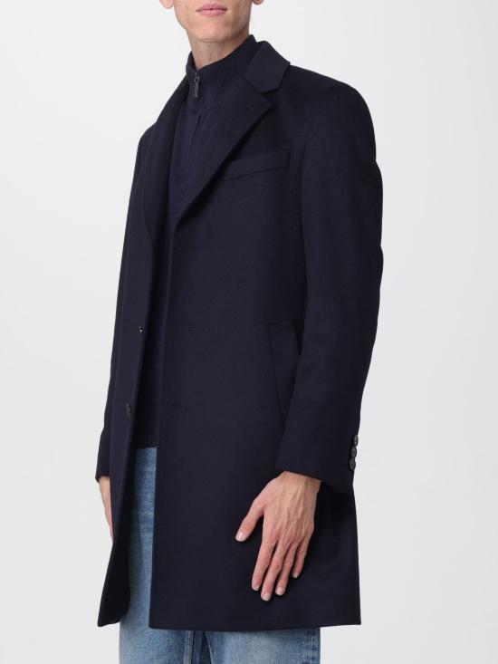 25FW 보스 코트 50549187 404 Blue - BOSS