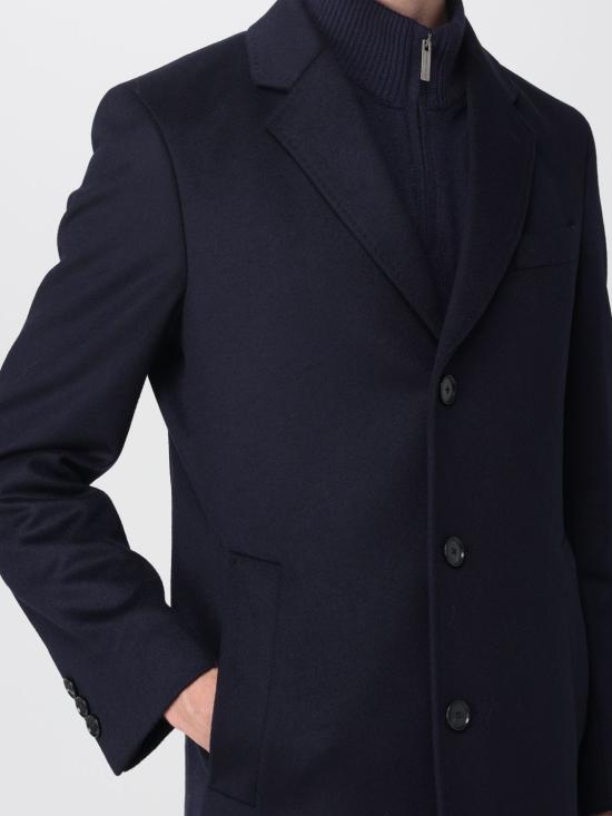 25FW 보스 코트 50549187 404 Blue - BOSS