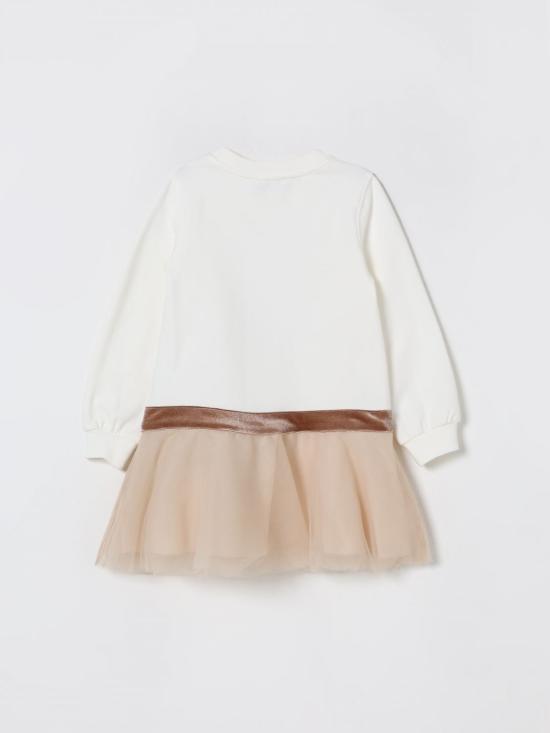 25FW [키즈] 모나리자 원피스 19F9046004 0102 Yellow Cream - MONNALISA