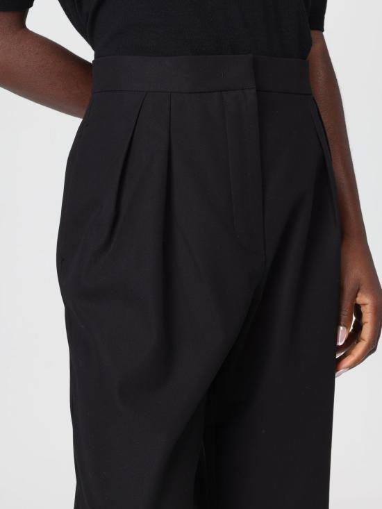 25FW 막스마라 스트레이트 팬츠 1136045106 007 Black - MAX MARA