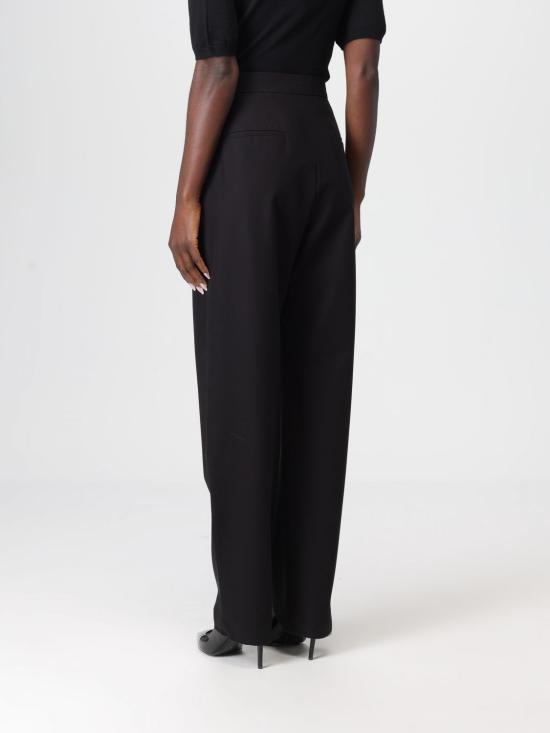 25FW 막스마라 스트레이트 팬츠 1136045106 007 Black - MAX MARA