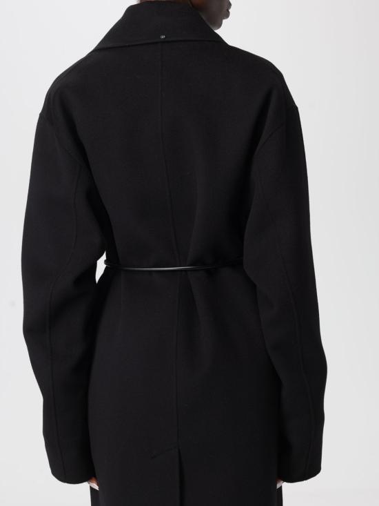 25FW 스포트막스 ABATE 아바테 버진울 코트 2016035106 013 Black - SPORTMAX