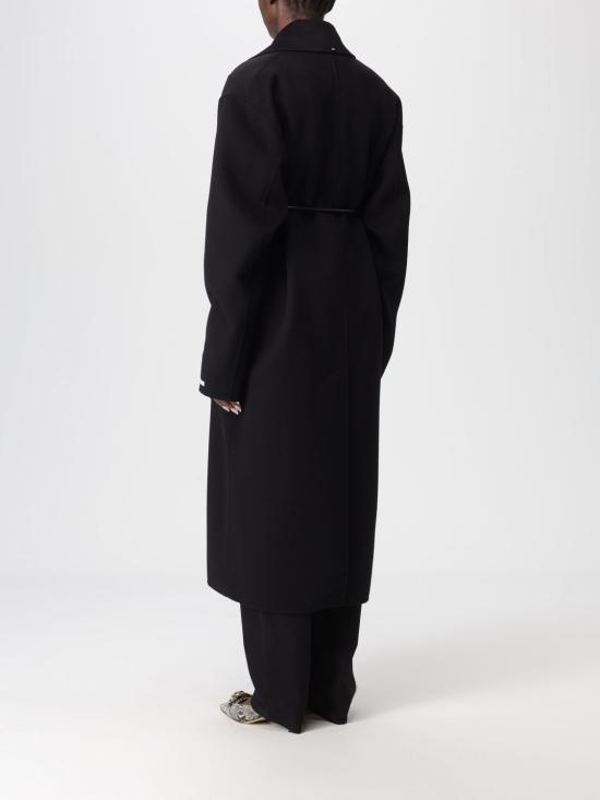 25FW 스포트막스 ABATE 아바테 버진울 코트 2016035106 013 Black - SPORTMAX