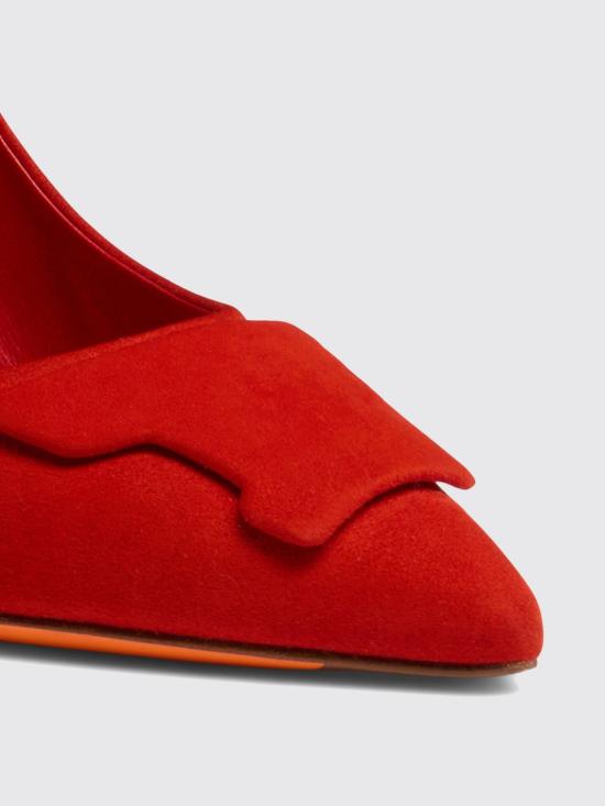 25FW 산토니 뮬/슬리퍼 WDID71207HI2TMGD R34 Red - SANTONI