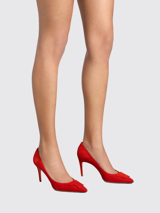 25FW 산토니 뮬/슬리퍼 WDID71207HI2TMGD R34 Red - SANTONI