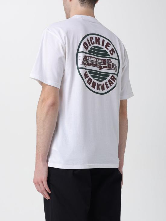 25FW 디키즈 반팔 티셔츠 DK0A87QL 0WH1 Natural - DICKIES