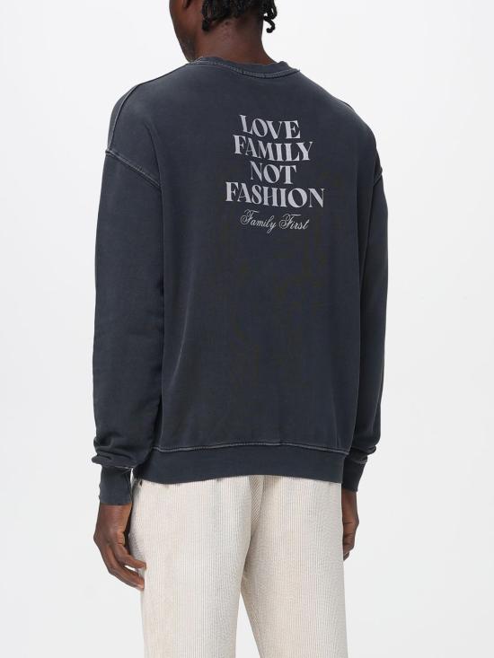 25FW 패밀리퍼스트 밀라노 긴팔 티셔츠 SF2504 BLACK Grey - FAMILY FIRST MILANO