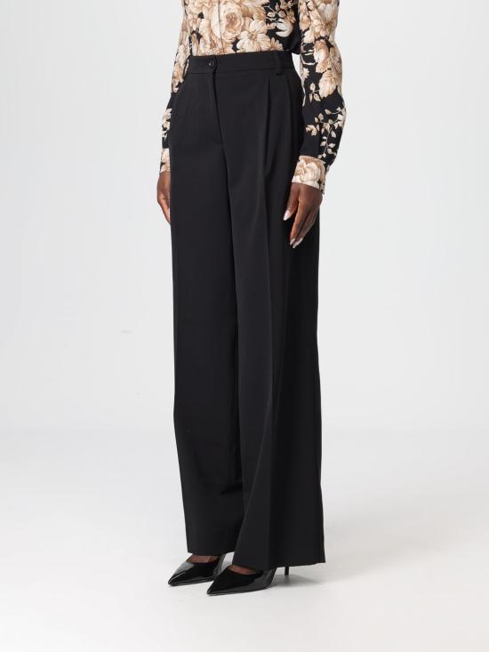 25FW 돌체앤가바나 스트레이트 팬츠 FTC17TFUBGB N0000 Black - DOLCE & GABBANA