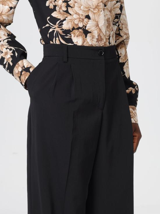 25FW 돌체앤가바나 스트레이트 팬츠 FTC17TFUBGB N0000 Black - DOLCE & GABBANA