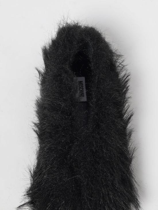 25FW 모스키노 뮬/슬리퍼 MA11300G0N 000 Black - MOSCHINO