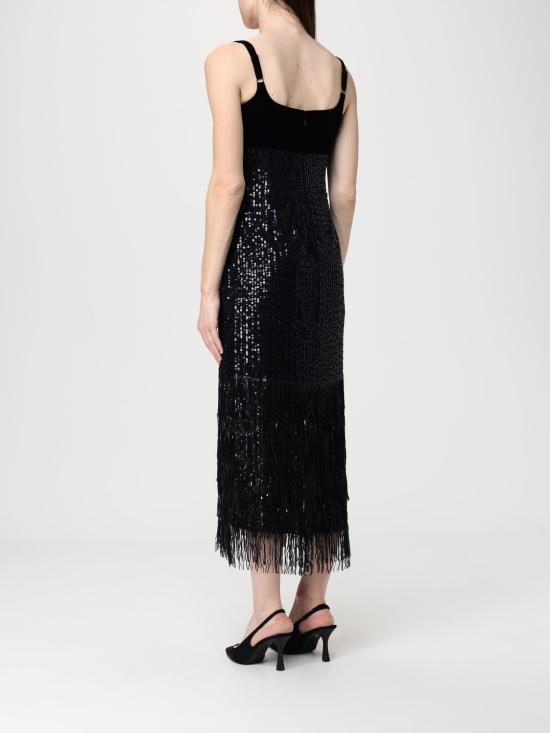 25FW 칼라거펠트 롱 원피스 A4W13043 999 Black - KARL LAGERFELD